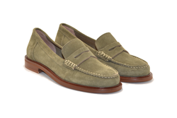 MOCASSINO IN CAMOSCIO CALF ELSA N252 SALVIA